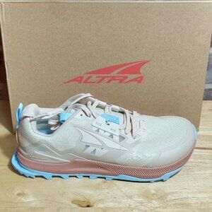 Women's Altra Lone Peak 7 Trail Running Shoes Tan Blue Multiple Sizes Available